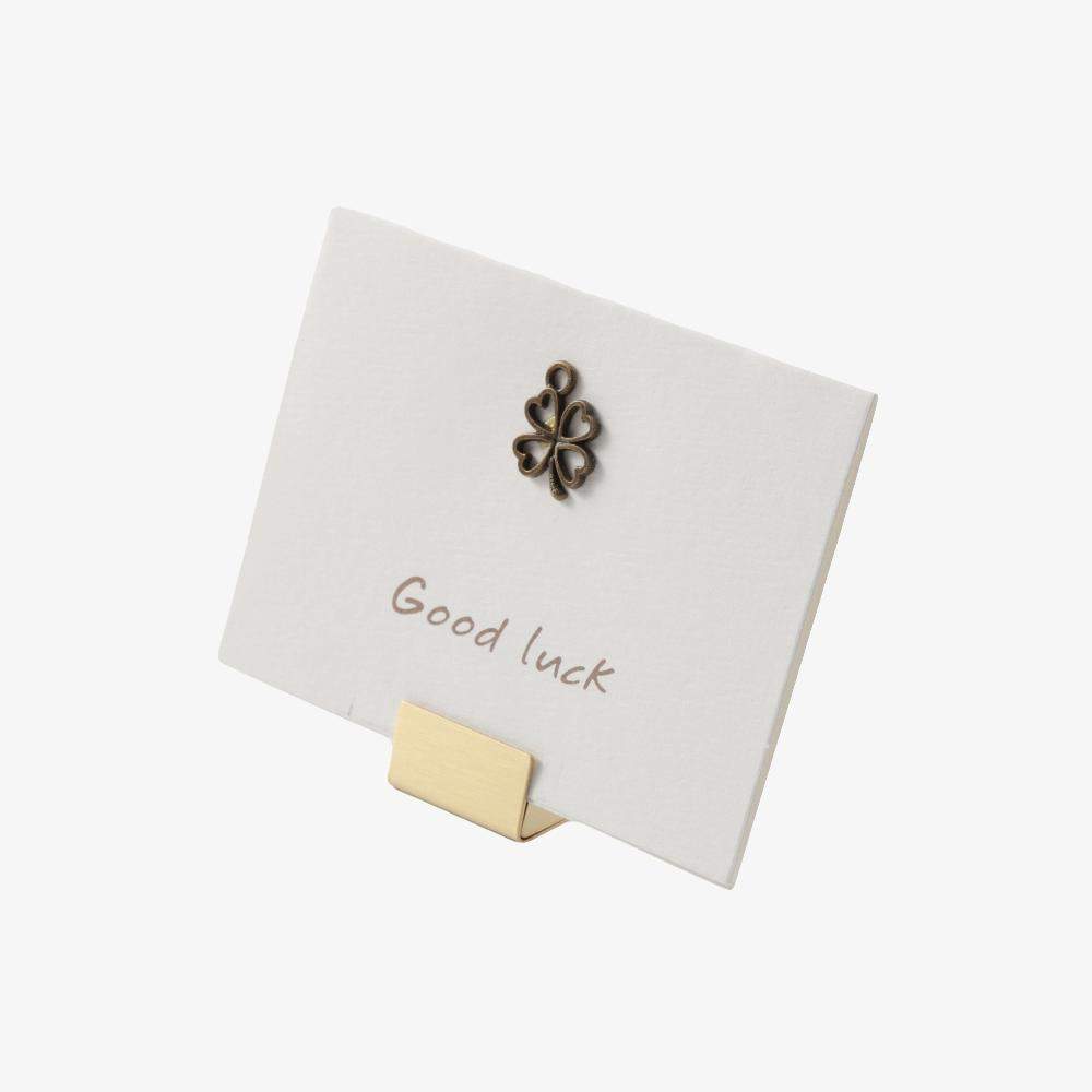 Maxery Functional Small Brass Card Holder
