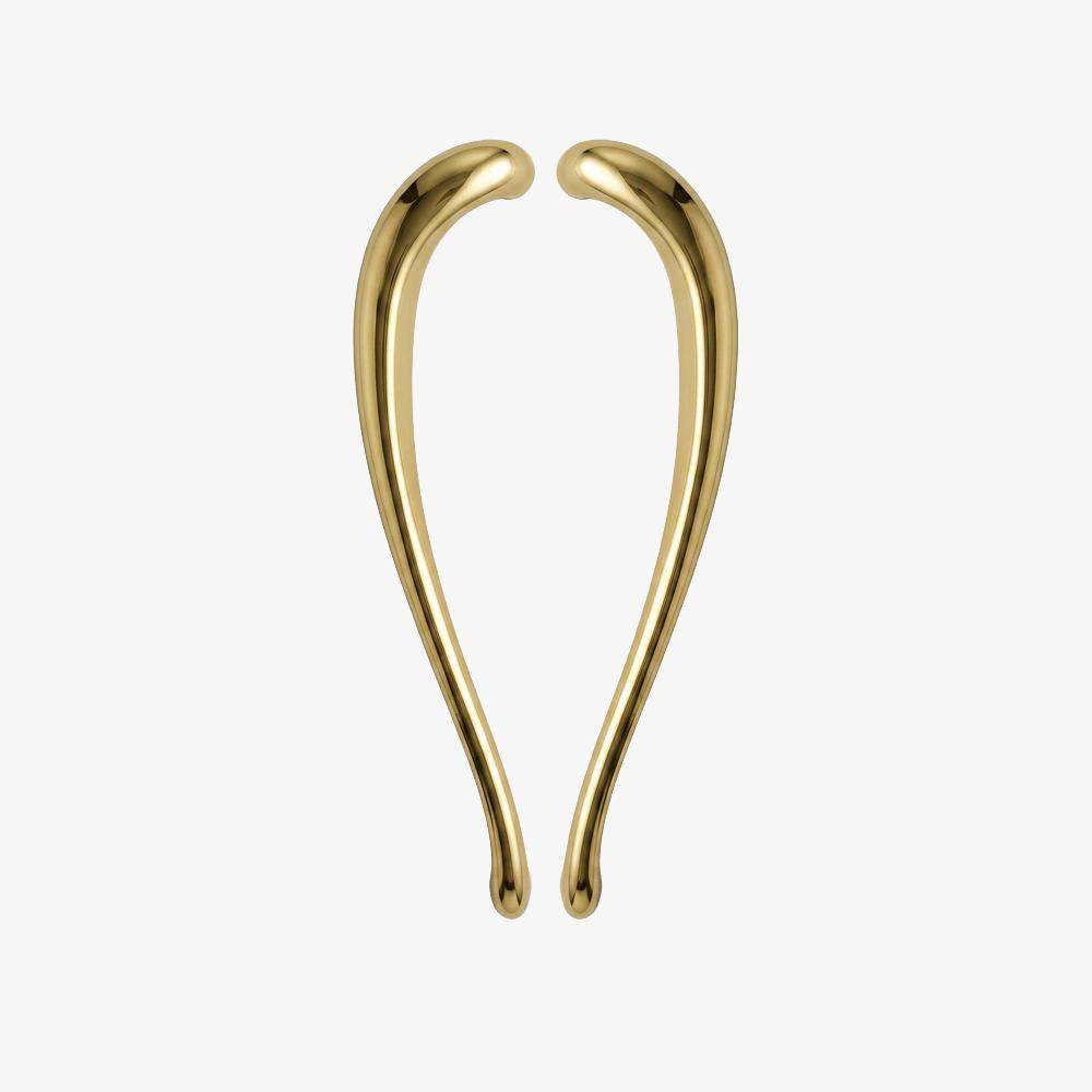 Maxery Organic Curved Multi Handle Finish Elegant Arched Furniture Paired Door Pull