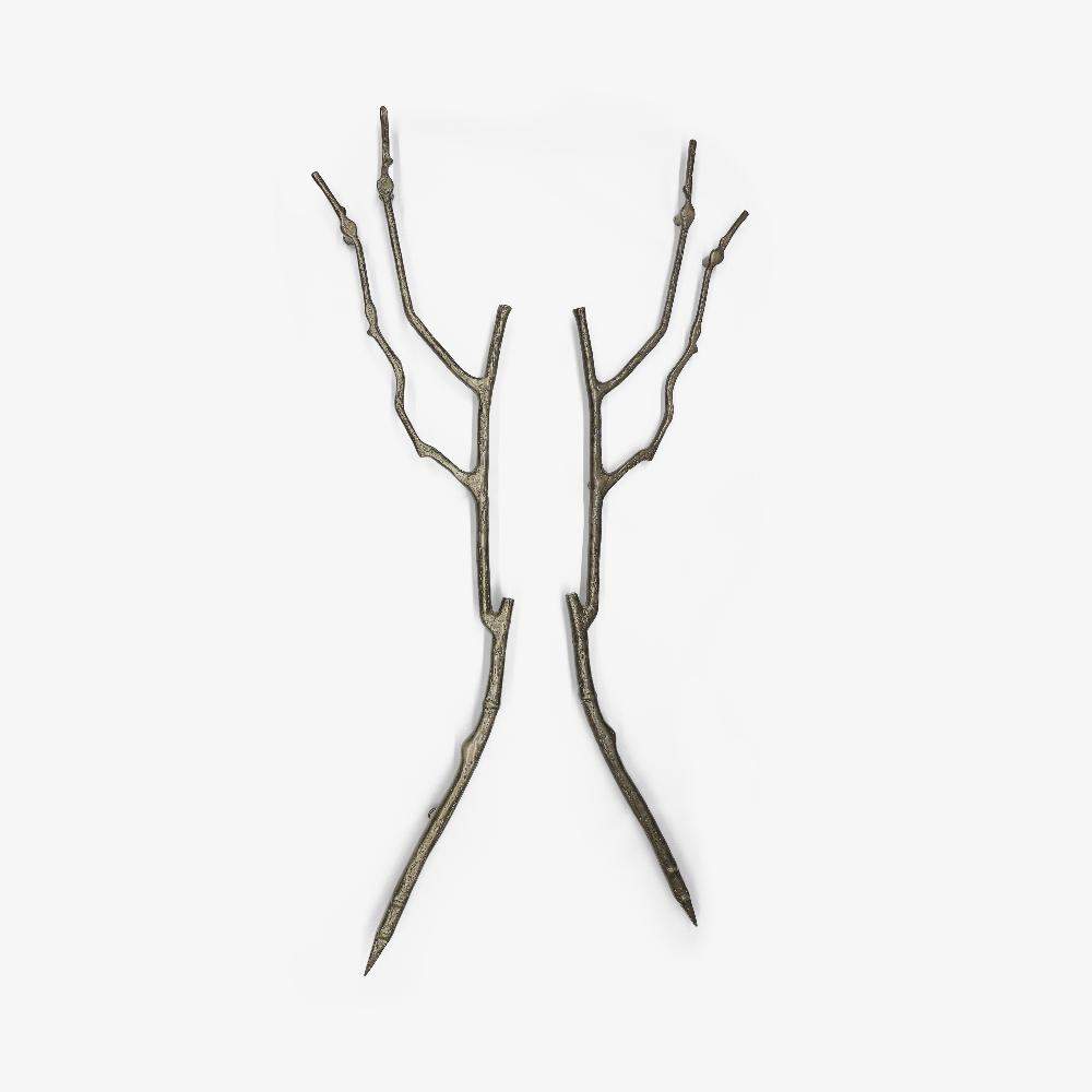 Maxery Natural Irregular Branch Aluminum Alloy Sculpture Door Pull