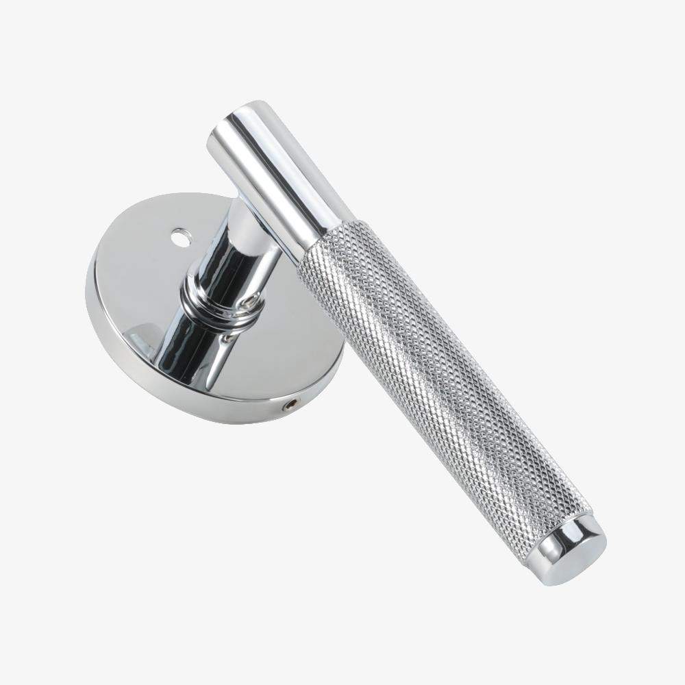 American knurling door handle