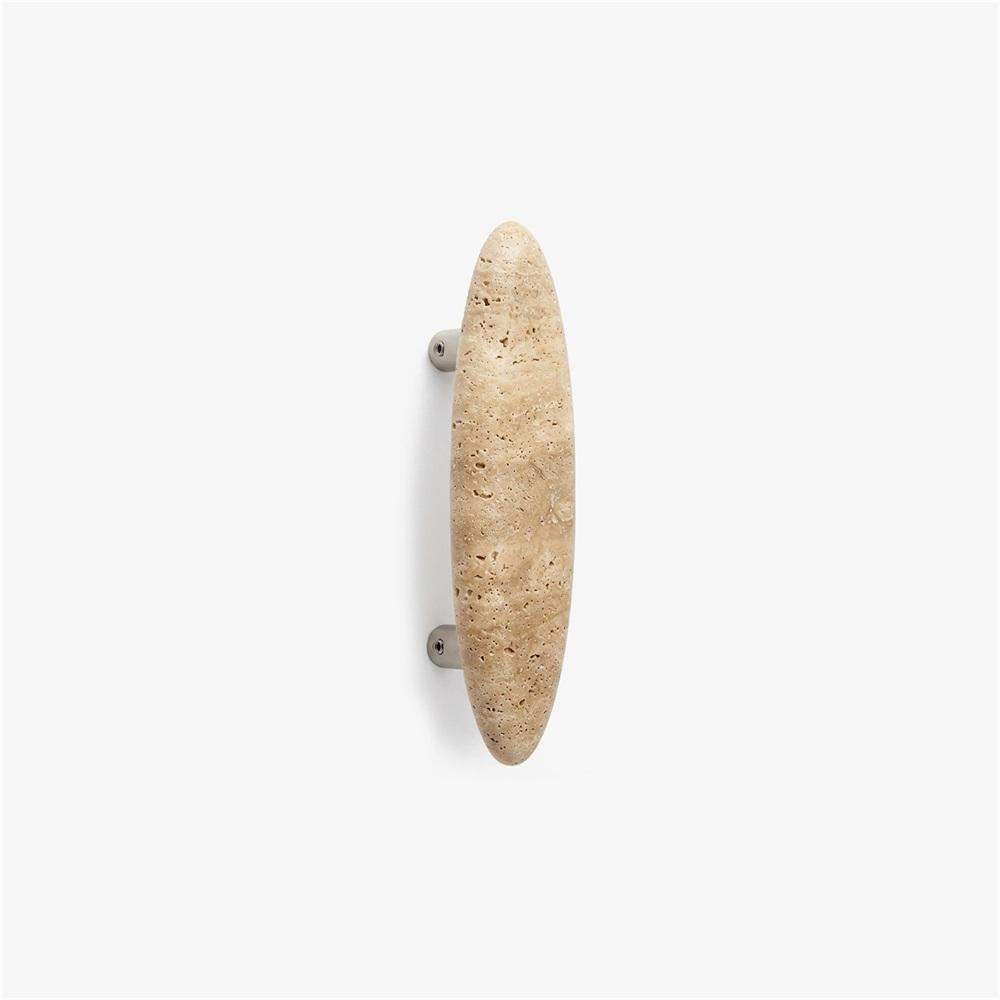Maxery Premium Travertine Elongated Cabinet Pair Handle