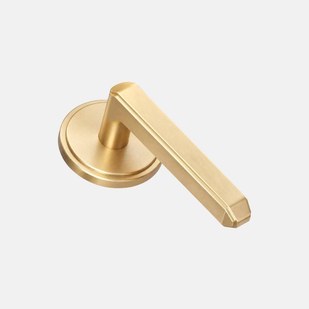Maxery Brass Geometric style Door Handle
