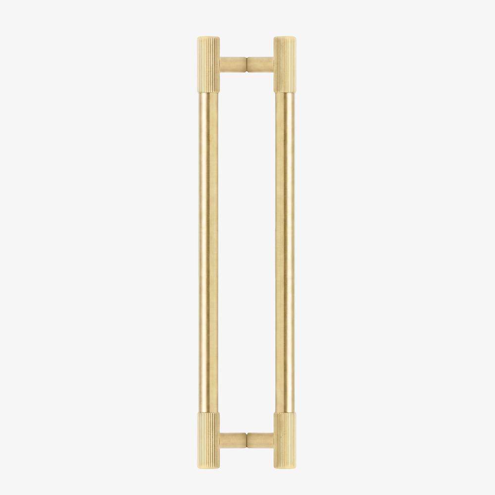 Maxery Antique Brass Textured Pair Entrance Handle