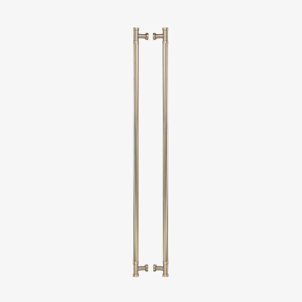 Maxery Vertical Fluted Textured Modern Linear Grooved Knurl Rod Door Pull