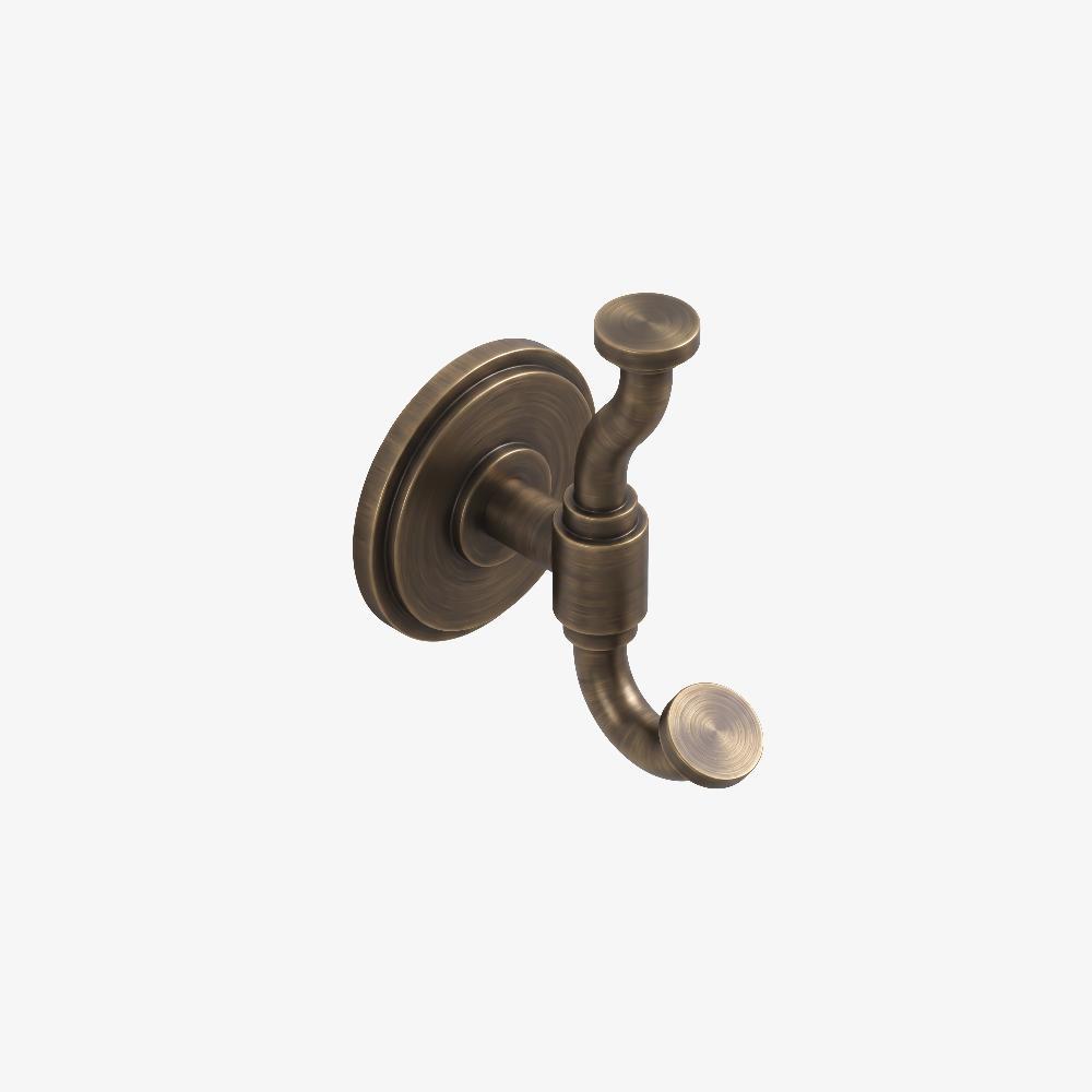Maxery Exquisite Sturdy Brushed Brass Robe Hook, Premium Bathroom Wall Hardware