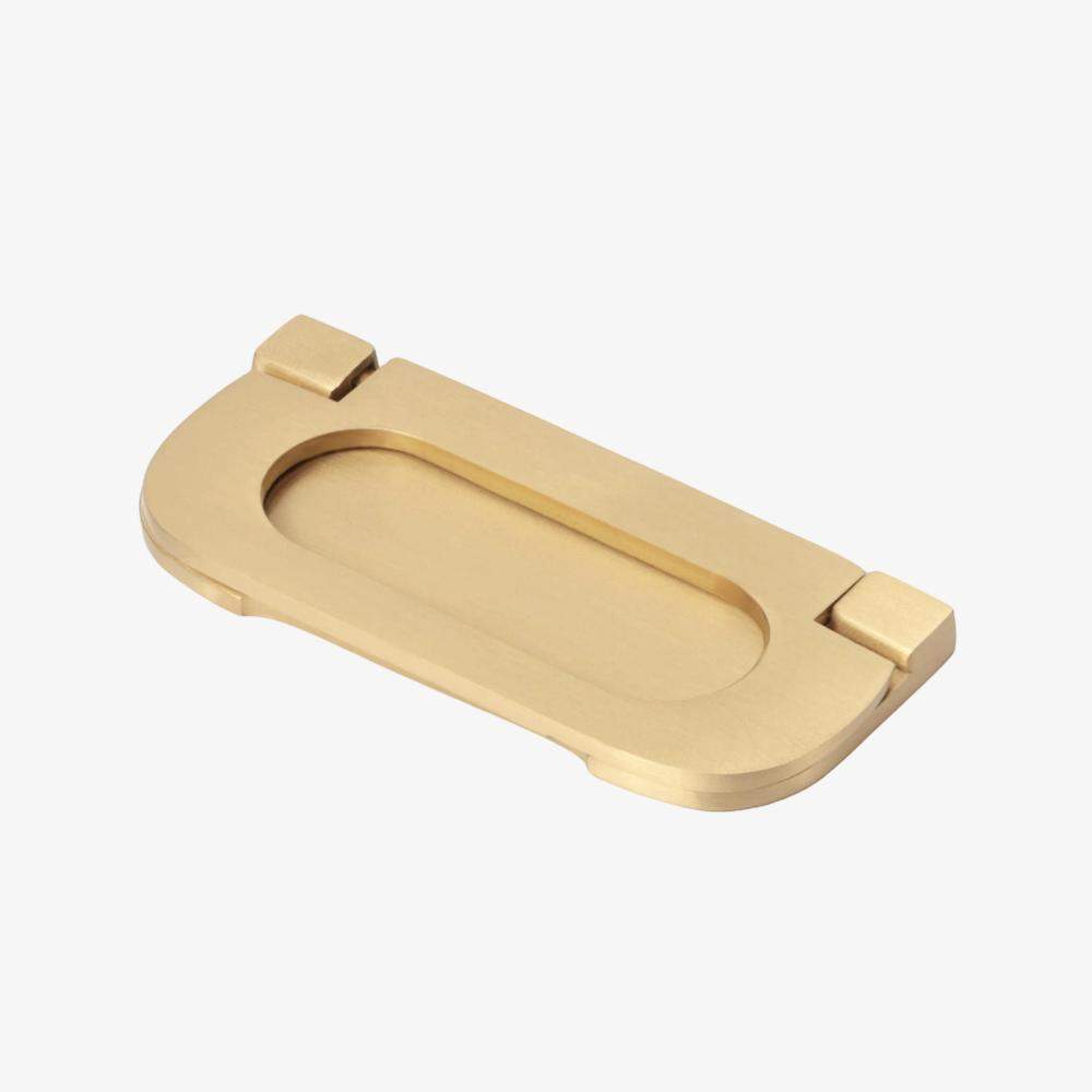 Maxery Sophisticated Brushed Brass Cabinet Handle, Durable Minimalist Hardware