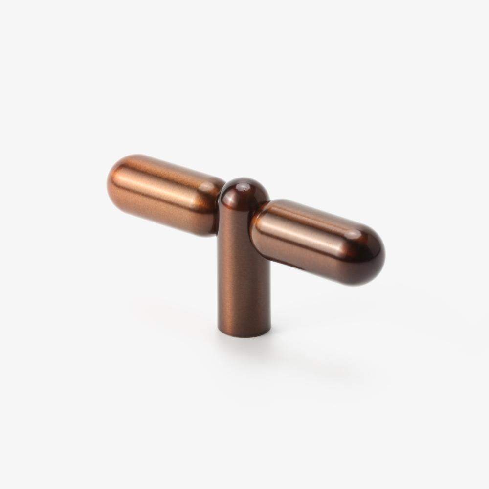 Maxery T-Knob Brass Retro Stylish Cabinet Handle