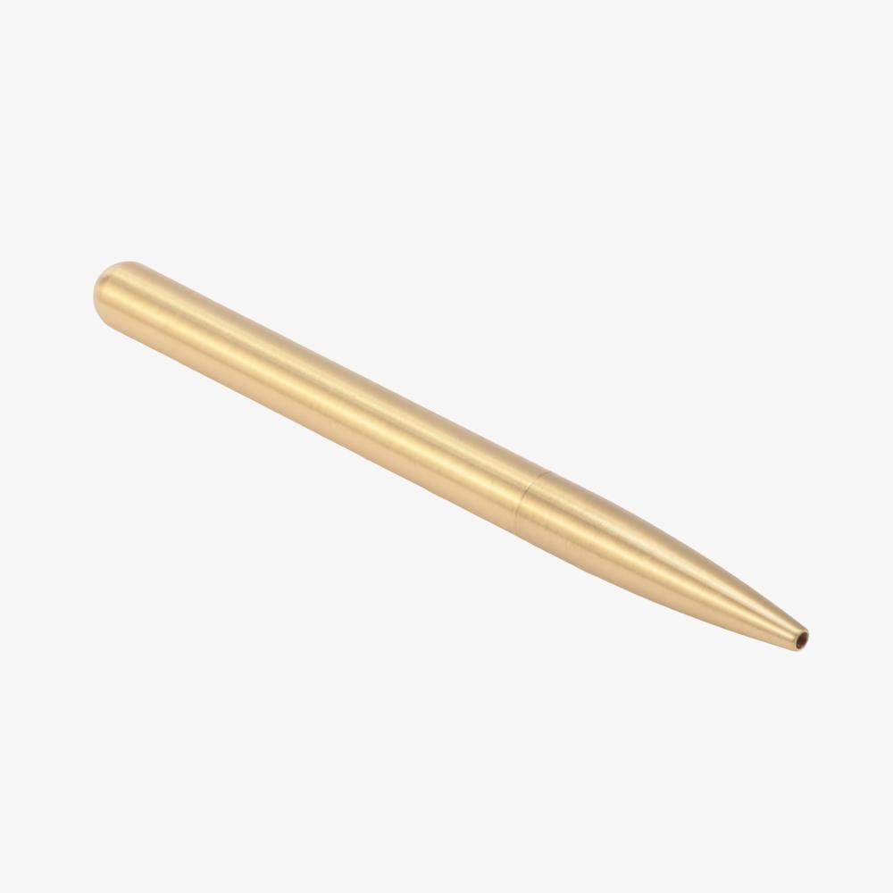 MAXERY High Quality Gold Metal Pen Holder Personalized Metal Brass Vintage Ballpoint Pen