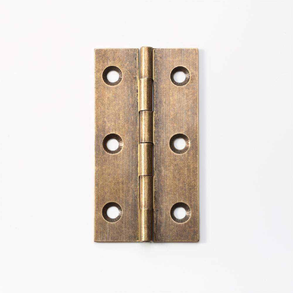 Vintage Brass Hinge with Straight Corner, Brass Hinge For Home Decor