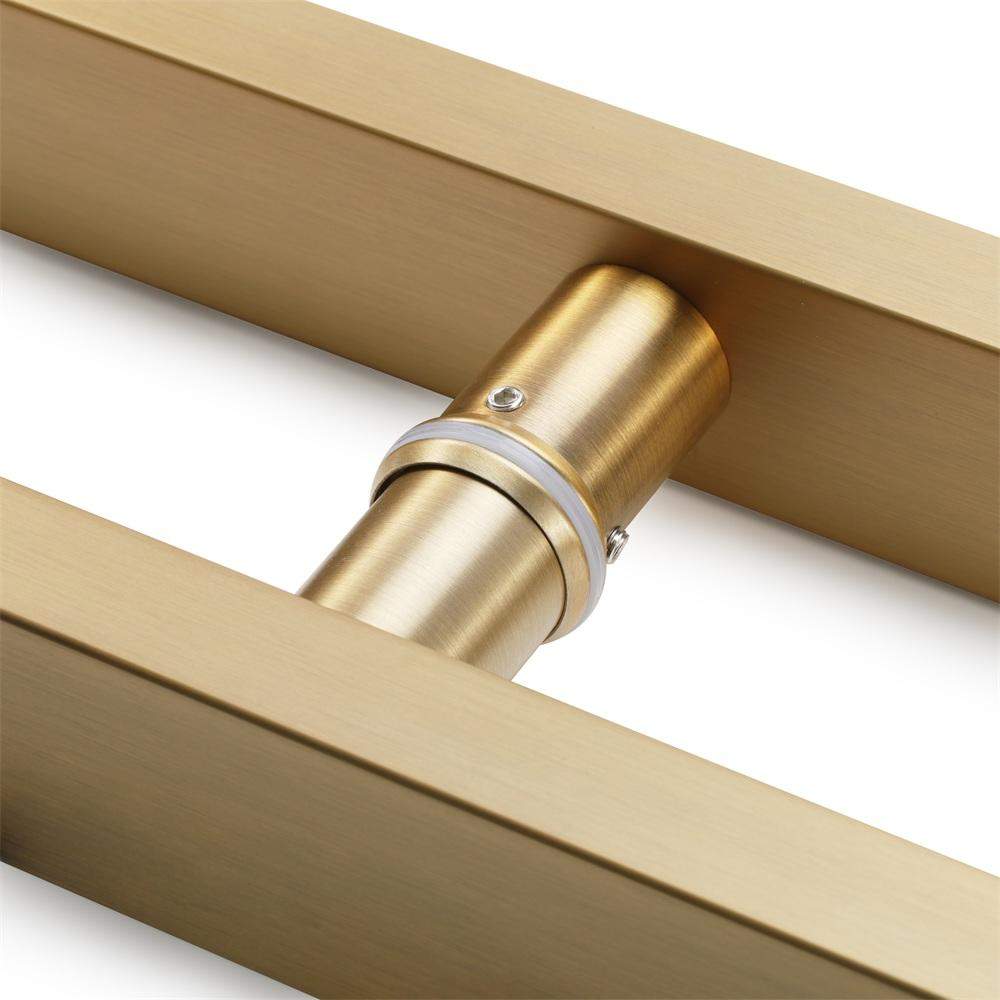Maxery Stainless Steel Glass Door Handle Durable Shower Cabinet Door Stainless Handle Vintage Designed Recessed Glass Door Pull