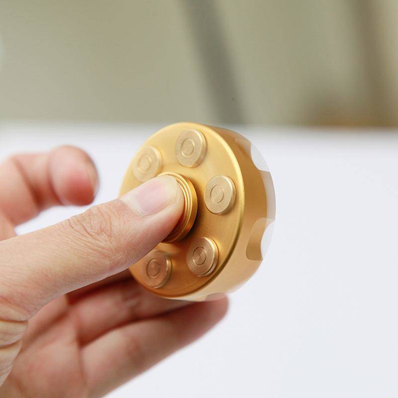 Fidget Spinner for Kids Adults, Aluminum Finger Toys, High Speed Solid Brass Bearing Metal Hand Spinners Stress Relief Toys
