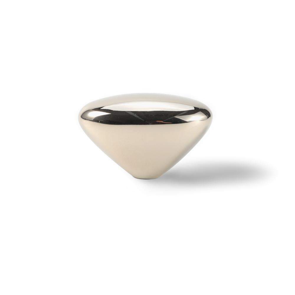 Maxery Polished Nickel Brass Oval Cabinet Handle