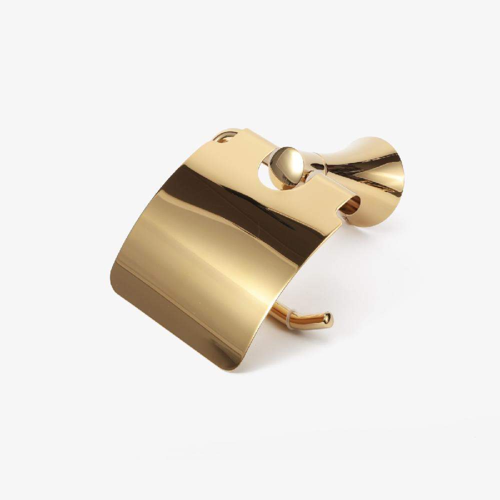 Maxery Brass Toilet Paper Holder – Sleek, Durable For Bathroom Use