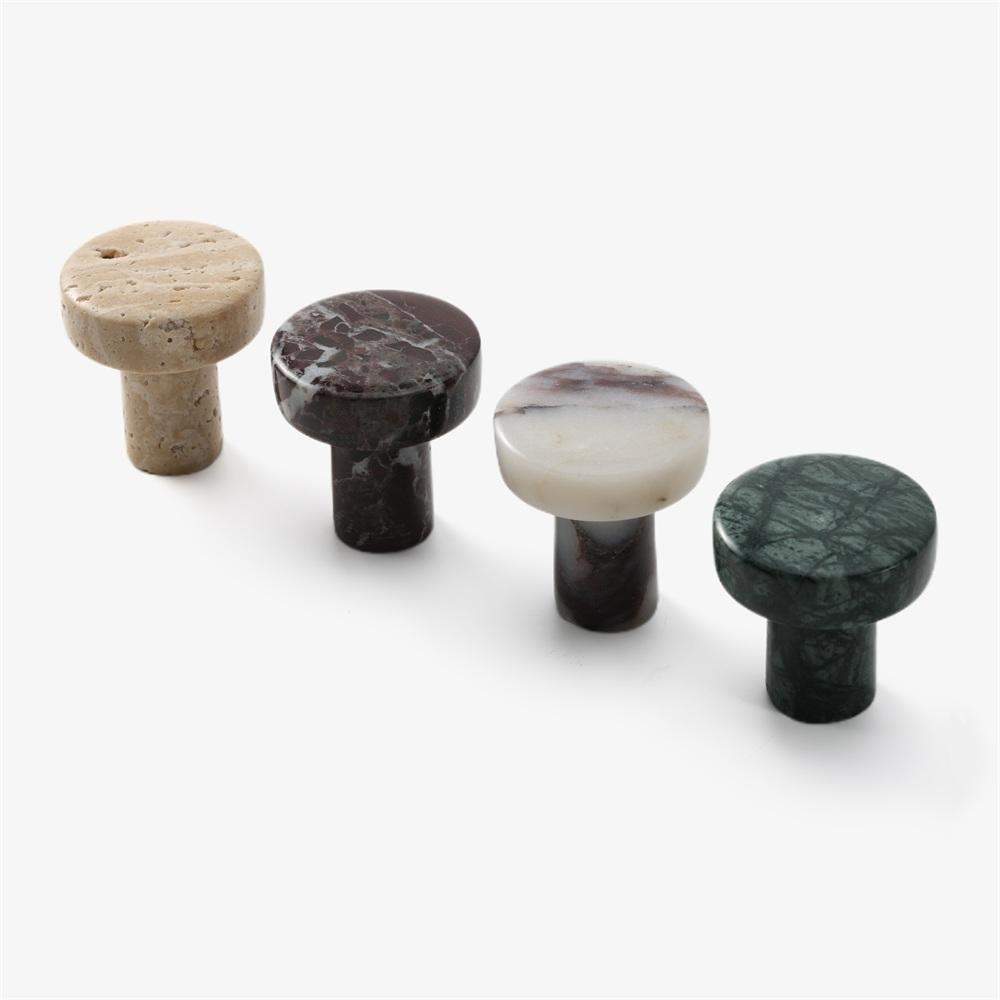 Maxery Exquisite Travertine Furniture Pulls  Multiple Color Options Unique Natural Veins & Timeless Luxe Elegance