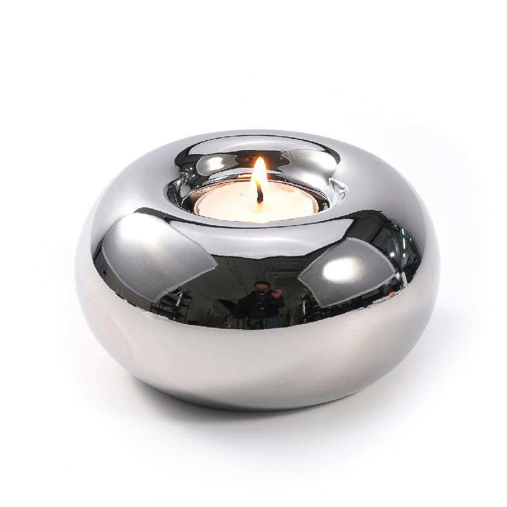 Creative Candlestick Nordic Home Display Candle Cup Desktop Soft Decoration Home Decoration Ceramic Tire Candlestick