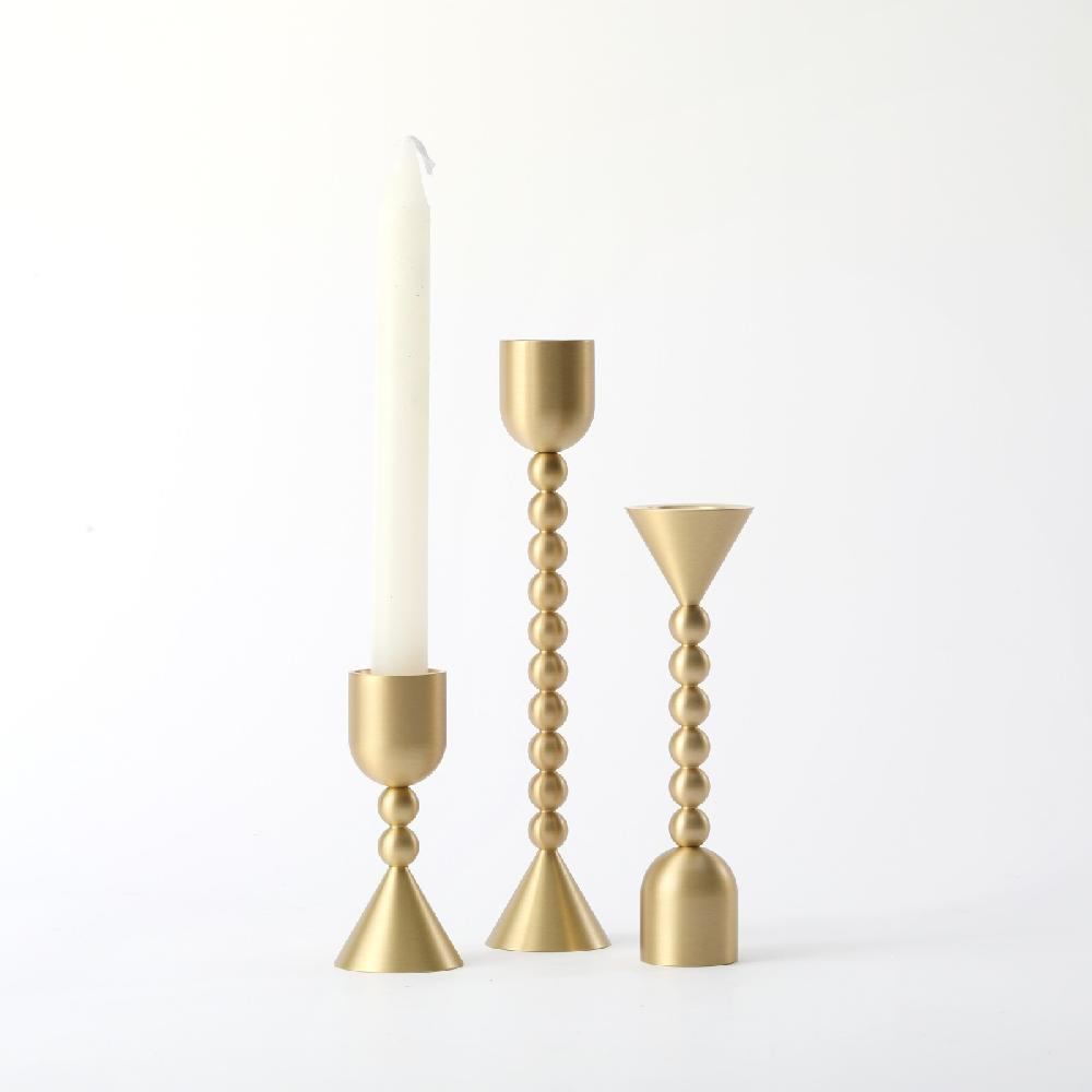 Single head vintage candlestick iron ornaments European candle cup shooting wedding props table candle holder base