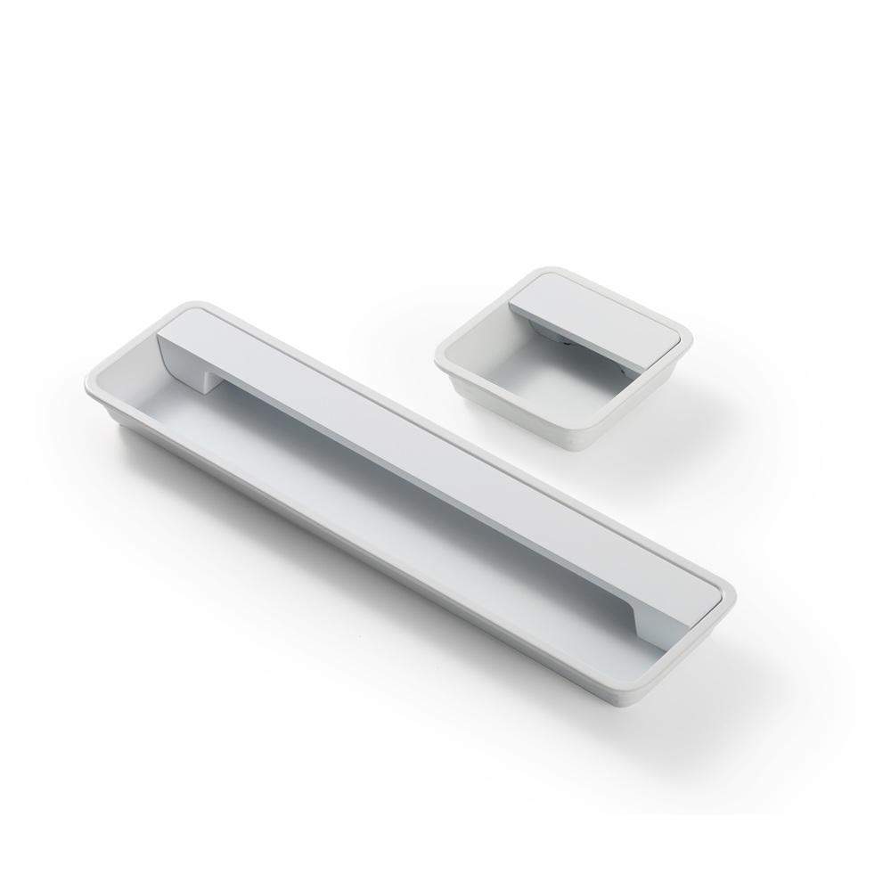 Maxery Aluminum Alloy Embedded Sliding Door Handle Recessed Furniture Pull Kitchen Cabinet Hardware