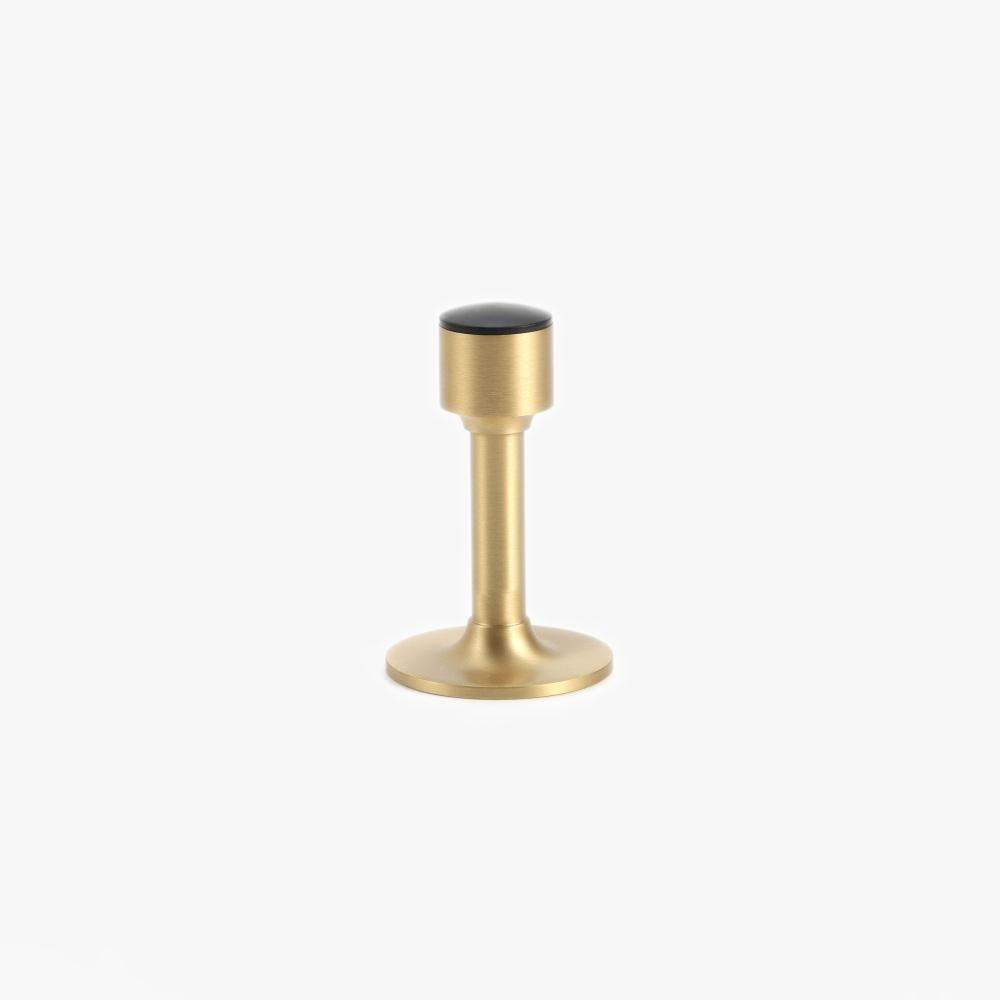 Maxery Brass Minimalist Black & Gold Door Stop