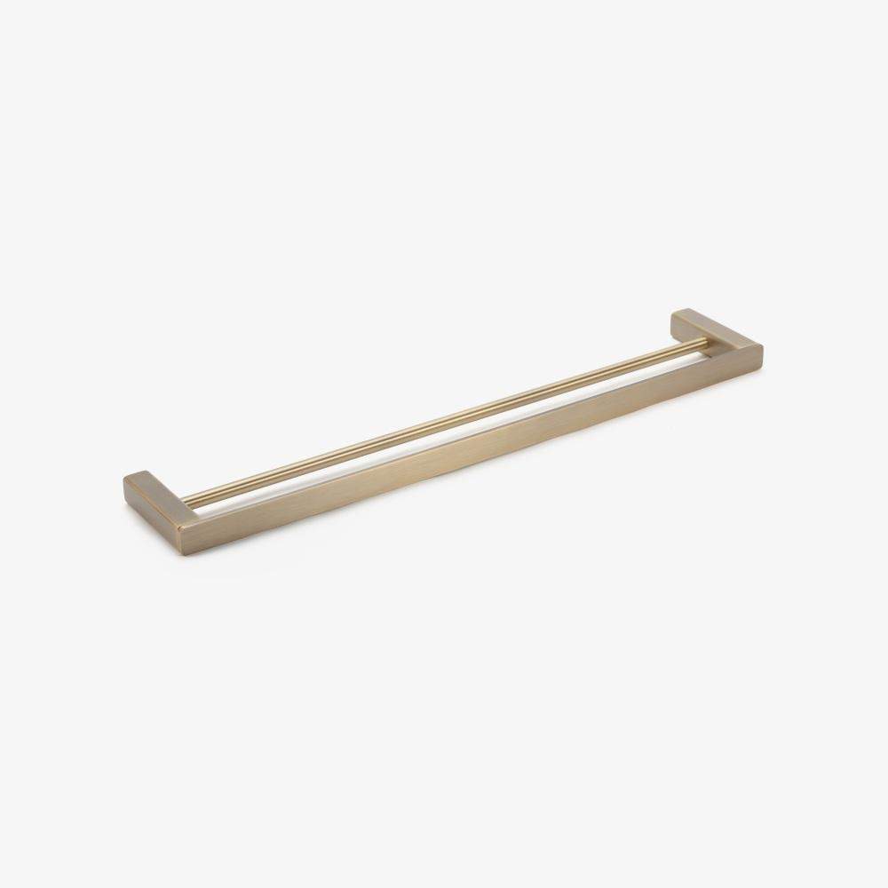 Maxery Durable Stylish SS304 Double Towel Bar for Bathroom