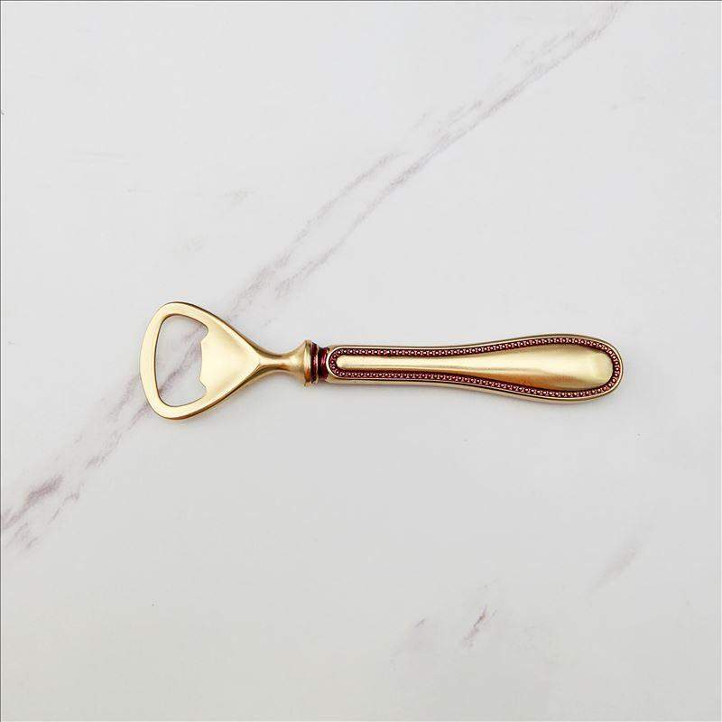 MAXERY Gold Plated Brass Beer Bottle Opener