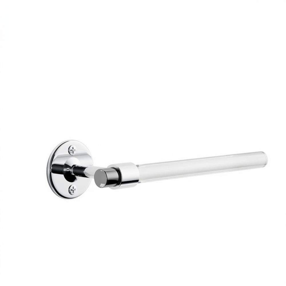 Maxery Modern Polished Brass Acrylic Toilet Paper Holder Rustproof Heavy Duty