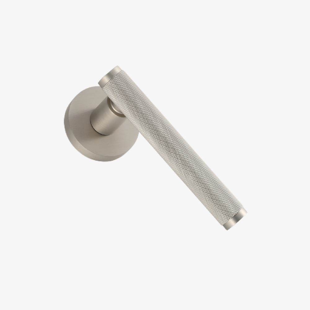 Maxery Classic American Style Brass Passage Door Knob Set, Non-Locking Handle with 55mm (2-1/8